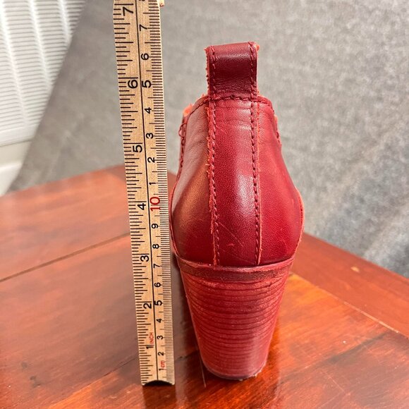 Cotelac Heels EU37, US7, UK4 Red Dress Shoes Formal Women's Made in Portugal - Picture 7 of 10